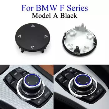 Автомобильный интерьер CIC IDrive, мультимедийный переключатель, кнопка меню, Центральная Поворотная Крышка для BMW E, F серии 1, 2, 3, 4, 5, 6, 7, X1, X3, X4, X5, X6