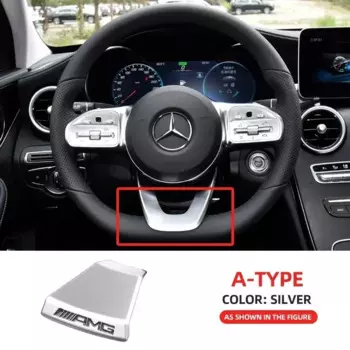 Автомобильный интерьер рулевое колесо значок наклейка панель для AMG Mercedes Benz W212 W213 W205 GLA CLA GLC GLE новый класс C/E