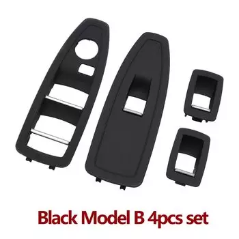 Автомобильный интерьерный дверь из углеродного волокна бежевый черный окно регулятор переключатель панель Крышка отделка для BMW 1 3 4 серии F20 F30 F31 F34 F35