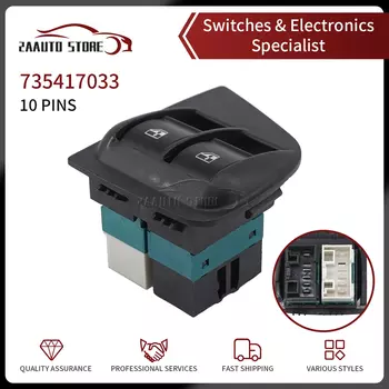 Автомобильный Электрический стеклоподъемник, кнопка переключения 735417033 для Fiat Doblo 2001 2002 2003 2004 2005 2006 2007-2010, автомобильные аксессуары