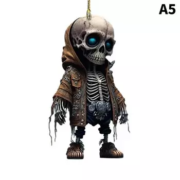 Автомобильный каркас, статуэтка, Череп, статуя из смолы, крутой каркас, декоративное украшение для стола, дисплей, автомобильный аксессуар