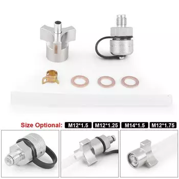 Автомобильный клапан сливной клапан для масла с магнитом герметичный устойчивый к ржавчине компактная конструкция сливной шланг из нержавеющей стали