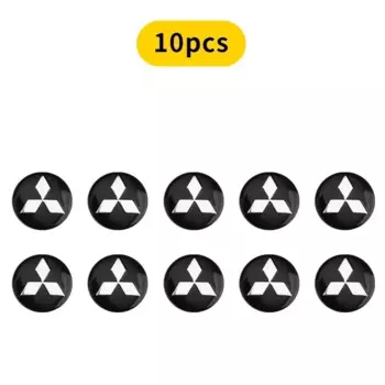 Автомобильный ключ 14 мм эпоксидная наклейка универсальный дистанционный логотип для Mitsubishi ASX Lancer Mirage Pajero Sport Xpander Attrage Outlander L200