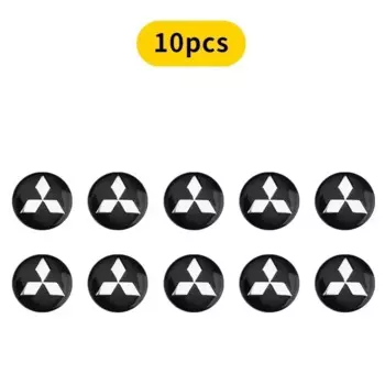 Автомобильный ключ 14 мм эпоксидная наклейка универсальный дистанционный логотип для Mitsubishi ASX Lancer Mirage Pajero Sport Xpander Attrage Outlander L200