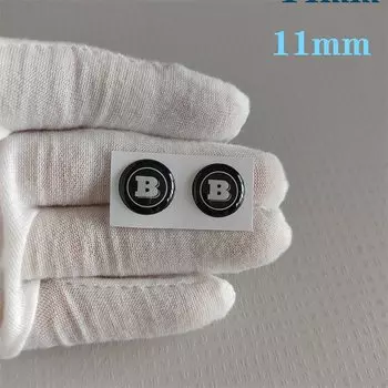 Автомобильный ключ Brabus, эмблема, брелок с автоматическим управлением, наклейка, аксессуары для Mercedes Benz AMG Smart Maybach W204 GLC CLA GLK W205 W203