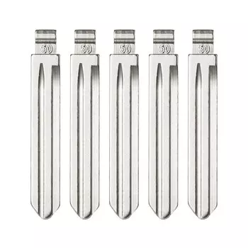 Автомобильный ключ для Hyundai Accent Elantra Kia #50, лезвие ключа, металлический пульт дистанционного управления, пустая откидная головка ключа, запчасти для интерьера автомобиля