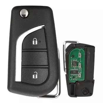 Автомобильный ключ Jingyuqin 2B, сигнализация, дистанционный брелок 433 МГц, чип 8A для Toyota Hilux 2015 2016 2017 2018 2019 Yaris 2020-2018 YARis Cross
