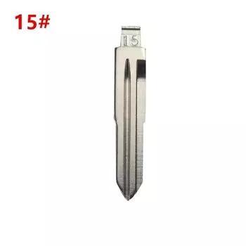 Автомобильный ключ, лезвие 15 #, необработанный сменный Складной флип-брелок, Автомобильный ключ без чипа для Lada Shell Blank Cvover