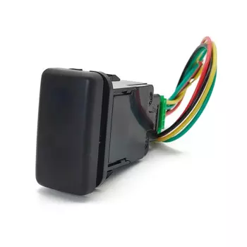 Автомобильный кнопочный переключатель 12 В 2 а ВКЛ./ВЫКЛ. Для Toyota Tacoma FJ Land Cruiser 4runner Highlander Hilux Prado 120, светодиодная световая панель DRL, кнопка