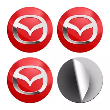 Автомобильный колпачок центральной ступицы, эмблема, наклейка на колесо, наклейка на колесо для Mazda 2 3 5 6 M5 Ms CX-4 CX-5 CX6 M3 M6 MX3 MX5, автомобильные аксессуары