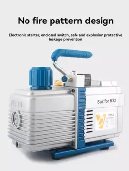 Автомобильный Кондиционер, хладагент, HVAC, вакуумный насос, одноступенчатый вращающийся клинок, HVAC, открывалка для бутылок с снегом