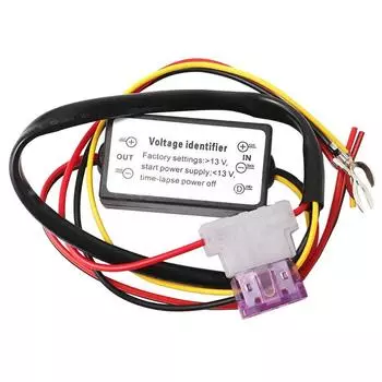 Автомобильный контроллер ДХО, 12 В-18 в, авто светодиодный ные дневные ходовые огни, жгут реле, вкл/выкл, кабель с замедленной съемкой и выключением питания, 15 с