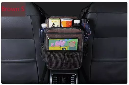 Автомобильный кожаный держатель для сумок с несколькими карманами, сиденье для хранения между сиденьями, органайзер для детей, домашних животных, собак, сетчатый барьер, автомобильные аксессуары для интерьера