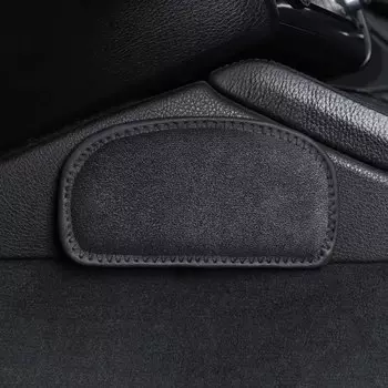 Автомобильный кожаный наколенник, универсальный, простая установка, авто подушка, подушка для вождения на большие расстояния, держатель для рук, аксессуары для поддержки