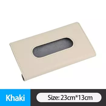 Автомобильный козырек, держатель для салфеток из искусственной кожи, подвесной зажим для бумажных полотенец, держатель для салфеток, чехол для салфеток на заднем сиденье, авто аксессуары для интерьера