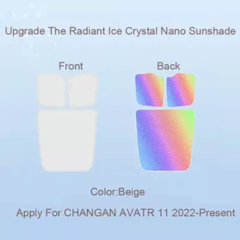 Автомобильный красочный ледяной Хрустальный солнцезащитный козырек для CHANGAN AVATR 11 2022-2025 Skylight Теплоизоляция крыши затенение авто аксессуар