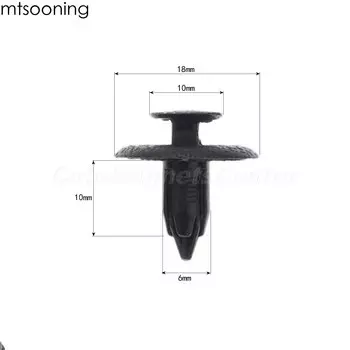 Автомобильный Крепеж mtsooning 50x, фиксированный зажим для багажника автомобиля, для Mazda 323 Family HAPPIN B70 B50 M3 M6