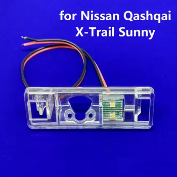 Автомобильный кронштейн для камеры заднего вида, держатель для освещения номерного знака для Nissan Qashqai X-Trail Sunny