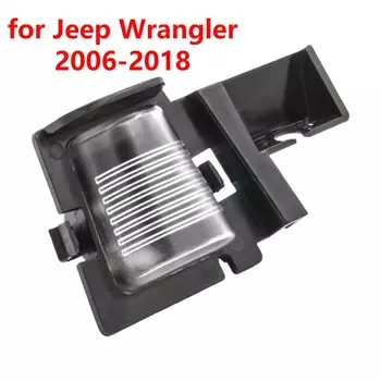 Автомобильный кронштейн для камеры заднего вида, держатель, подсветка номерного знака, корпус для Jeep Wrangler JK 2006-2018