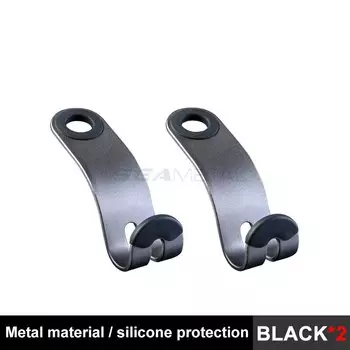 Автомобильный Крючок SEAMETAL, Универсальный Органайзер Для Хранения Подголовника, Подвесные Крючки На Заднем Сиденье