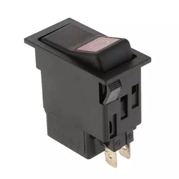 Автомобильный лодочный Грузовик круглый Кулисный Переключатель ВКЛ/ВЫКЛ SPST переключатель с красным светодиодный