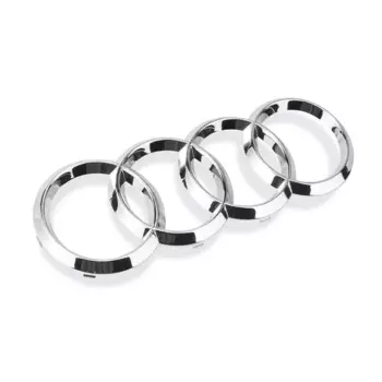 Автомобильный логотип, передняя решетка автомобиля, задний багажник, 4 кольца, эмблема для Audi A1 A3 A4 A5 A6 A7 S3 S4 S5 S6 RS3 RS4 RS5 RS6 Q3 Q5 Q7