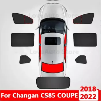 Автомобильный Магнитный солнцезащитный козырек для Changan CS85 COUPE 2019 2020 2021 2022