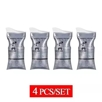 Автомобильный мешок для мочи, уличный женский дорожный мешок для рвоты для кемпинга, одноразовые туалетные принадлежности, интерьерный универсальный дорожный адаптер,портативный туалет,дорожный туалет,аксессуары