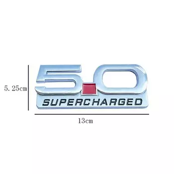Автомобильный металлический 5,0 суперзаряженный логотип брызговик багажник значок эмблема наклейки Стайлинг стикер для Ford Mustang GT 2020 2021 2022 аксессуары