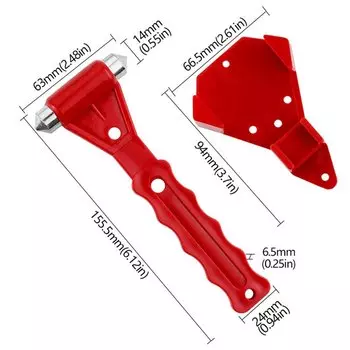 Автомобильный молоток безопасности, пожарный молоток, многофункциональный аварийный молоток, автомобильный оконный выключатель, портативные спасательные инструменты