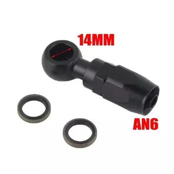 Автомобильный мотоциклетный гидравлический шланг из нержавеющей стали с нейлоновой оплеткой AN6, фитинг банджо 12 14 мм с винтом сцепления M12 M14 X 1,5