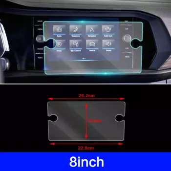 Автомобильный мультимедиа-видео GPS-навигатор, для Фольксвагена VW Jetta MK7, 2019, 2020, 2021, 2022, ЖК-экран, защитная пленка из закаленного стекла