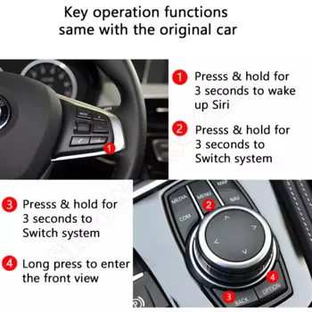 Автомобильный мультимедийный дисплей декодер интерфейс MirrorLink NBT EVO для BMW 4 серии F32 F33 F36 F83 беспроводной для Carplay для Android