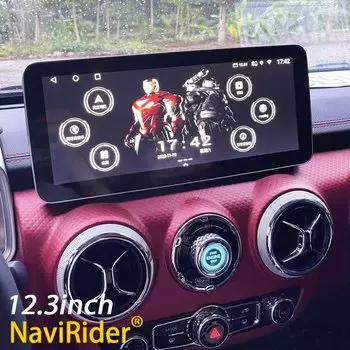 Автомобильный мультимедийный плеер 12,3 дюймов Android для Baic BJ40 2018-2023 стерео Carplay аудио Радио экран GPS навигация видео головное устройство