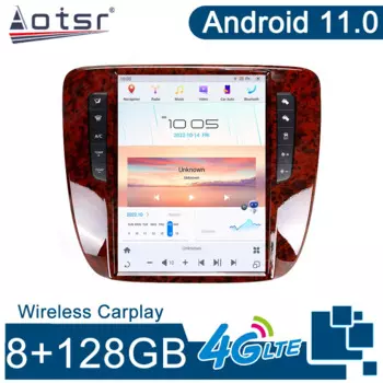 Автомобильный мультимедийный плеер Carplay Android 11 GPS-навигация 4G WiFi стерео экран автомобильное радио для GMC-YuKon CHEVY Suburban Tahoe Auto