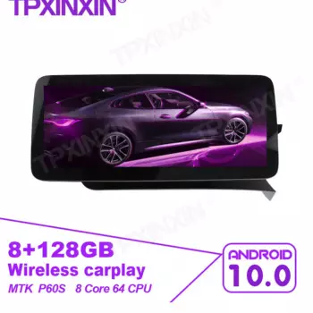 Автомобильный мультимедийный плеер для Mercedes-Benz C 2011-2014, стерео, GPS-навигация, автомобильное радио, головное устройство, DSP IPS, автомобильное стерео 8 + 128G