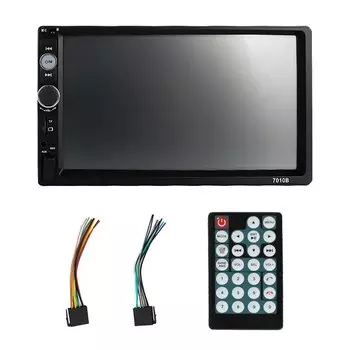 Автомобильный мультимедийный плеер, стерео-система с 7 дюймовым дисплеем, MP5, Bluetooth, mp3-плеером, типоразмер 2 DIN