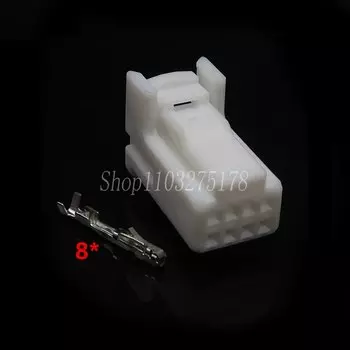 Автомобильный мультимедийный проводной разъем, 1 комплект, 8 контактов 1565804-2 1376352-1 для автомобильной навигации, для Toyota 1717103-1 90980-12221