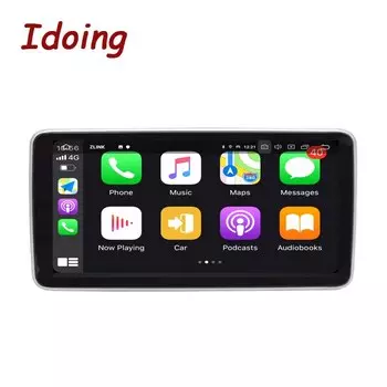 Автомобильный мультимедийный радиоплеер Idoing 10,25 дюйма для универсального IPS1280 * 480 GPS-навигатора Bluetooth5.0 встроенный Carplay Android авто
