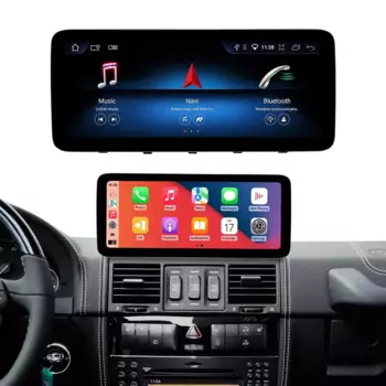 Автомобильный навигатор ZLH, 12,3 дюйма, Android 13, для моделей Benz G Glass W463 W461 W467 G500 G550 04-12, беспроводной Carplay GPS 4G