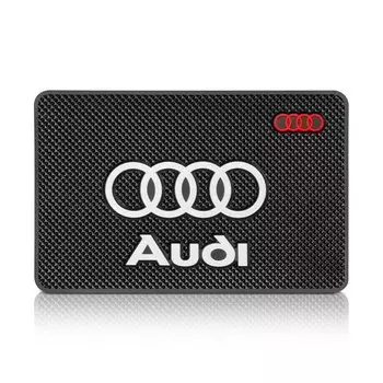 Автомобильный нескользящий коврик из ПВХ для приборной панели телефона, Противоскользящий коврик для Audi A3 A4 A5 A6 A7 A8 Q3 Q5 Q7 Q8 B5 B6 B7 B8 TT Sline RS6