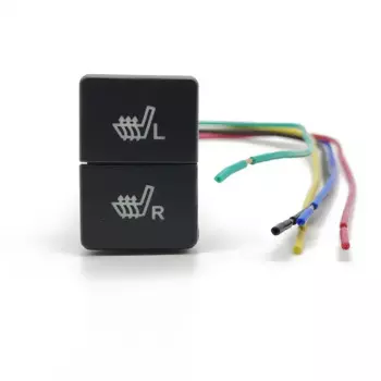 Автомобильный обогреватель с двумя клавишами, питание вкл./выкл. Сиденья, нагревательный переключатель с соединительным проводом для Toyota Camry Prius Corolla Prado