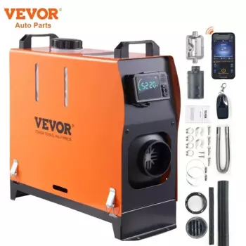 Автомобильный обогреватель VEVOR с ЖК-выключателем, 5/8 кВт, 12 В