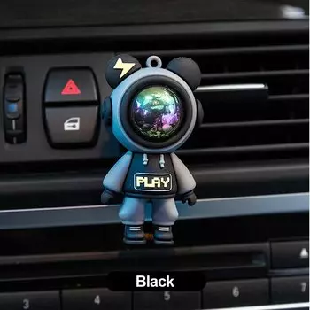 Автомобильный освежитель воздуха, автомобильная ароматерапия, духи с зажимом, мультяшный астронавт, кондиционер, воздуховод, подвеска для салона автомобиля