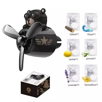 Автомобильный освежитель воздуха Bazaar Dog Pilot Vent, распылитель духов с вращающимся пропеллером, освежитель воздуха, аксессуары для автомобиля