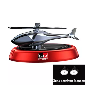 Автомобильный освежитель воздуха на солнечной батарее для ароматерапии, сплав АБС, Ароматический диффузор для Toyota GR Sport Gazoo Racing Yaris 86 Corolla Hilux, Supra C-HR