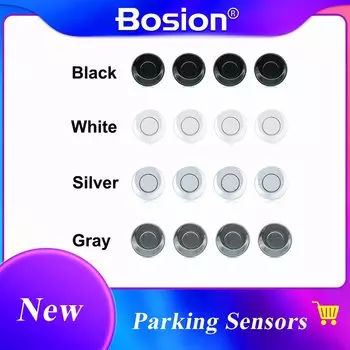 Автомобильный парктроник, светодиодный датчик парковки с 4 датчиками, обратный резервный парковочный радар, монитор, детектор, система дисплея
