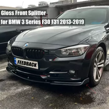 Автомобильный передний бампер для BMW 3 серии F30 F31 2013-2019 сплиттер для бампера Диффузор комплект для кузова тюнинг ABS утка Защитная крышка для губ