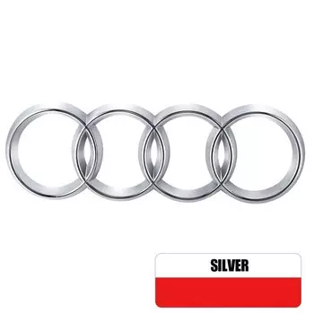 Автомобильный передний гриль из АБС-пластика, задний багажник, наклейка для Audi Sline A3 8P 8L 8V A4 B8 B6 B7 B9 A6 C6 C7 S5 A7, 1 шт.