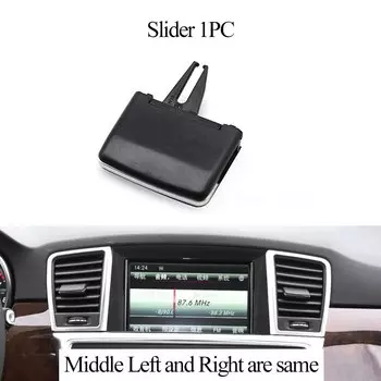 Автомобильный передний и задний кондиционер, вентиляционная решетка, слайдер, зажим, ремонтный комплект для Mercedes Benz M GL ML GLE GLS W166 W292 2011-2019